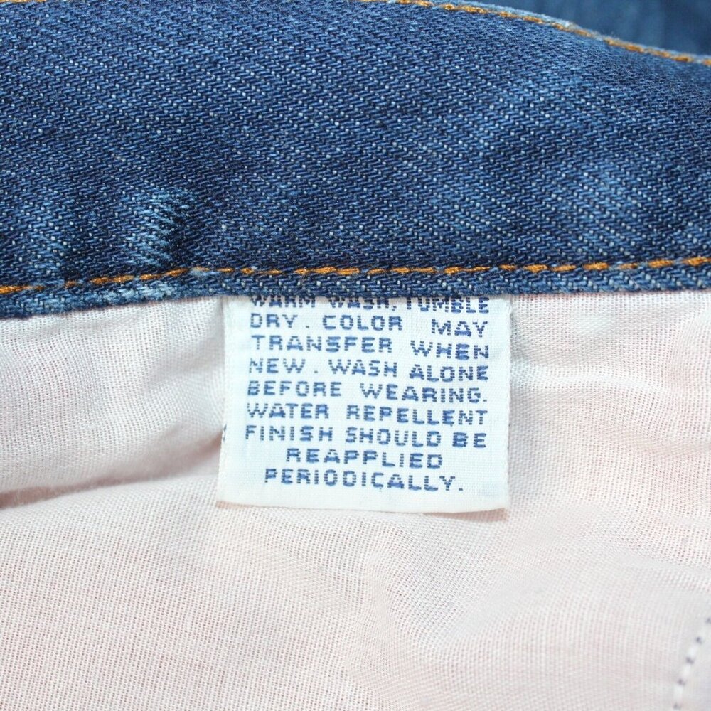VTG Fleece Lined Levi's 39103 2517 Orange Tab 34x34 Talon 42 Zipper USA 70s 80s - Picture 8 of 8